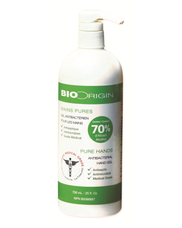 Gel désinfectant pour les mains