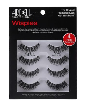 Lot de 4 faux-cils demi-wispies