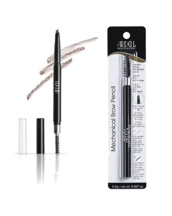 Crayon mécanique à sourcils + goupillon brun moyen