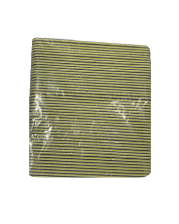 Lime noire avec mousse jaune 100/180