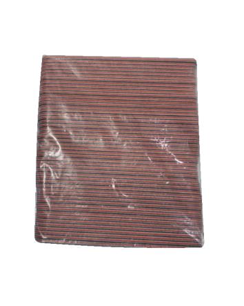 Lime noire avec mousse rouge 100/100