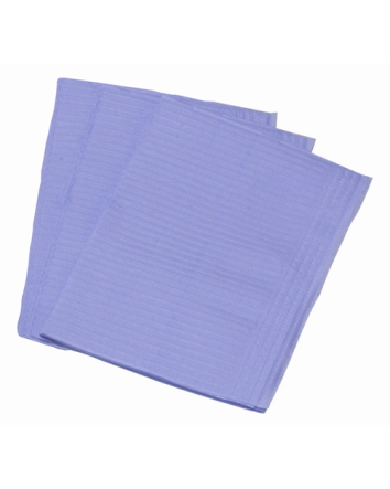 Bavoirs dentaires dos plastique « Lavande » (500 pièces)