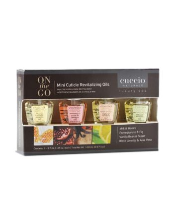 Cuccio Huile revitalisante pour cuticules-Mini- 4Pc X 0,125oz