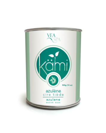 Cire chaude Kami Azulene 18 oz (boîte facile à ouvrir)