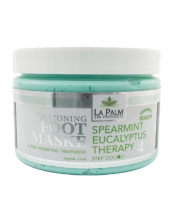 Masque pour les pieds à la menthe verte et à l'eucalyptus