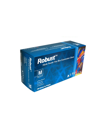 Gants bleus Robust en nitrile – 93897 – Micro Texturés – Moyens