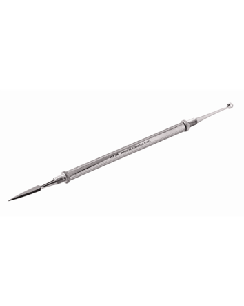 Lancette et extracteur de comédons en acier inoxydable