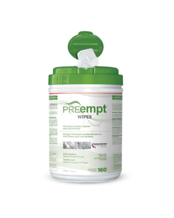 Rtu Chiffons Pré-Humidifiés/Rtu Wipes Pre-Moistene 6" X 7"