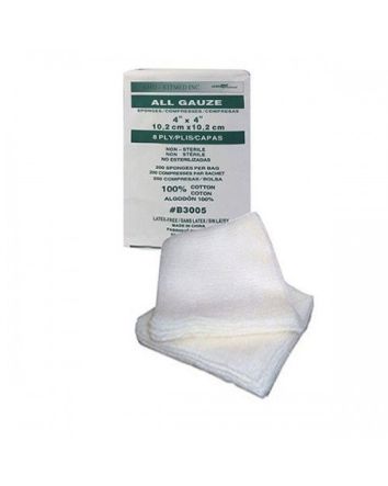 Gaze Coton-Fromage/4x4 8 plis