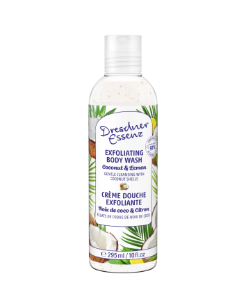 Essenz crème douche exfoliant noix de coco et citron 