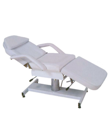 Lit hydraulique blanc (L 74po x L 25po x H26-32 po)