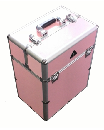 Trousse à cosmétiques double épaisseur avec roulettes Show Special ROSE 14,2po x 9,8po x 18po