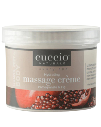 Crème de massage à la grenade et à la figue