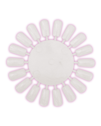 Présentoir en plastique pour vernis à ongles naturel