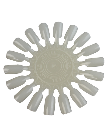 Présentoir de vernis à ongles en forme de disque en plastique (transparent)