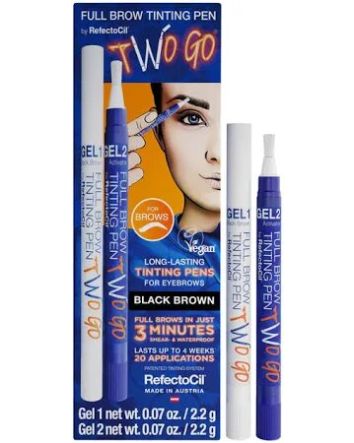 Stylo REFECTOCIL Two Go - Noir Marron