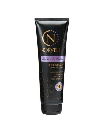 Lotion autobronzante progressive vénitienne et crème CC avec poudre bronzante