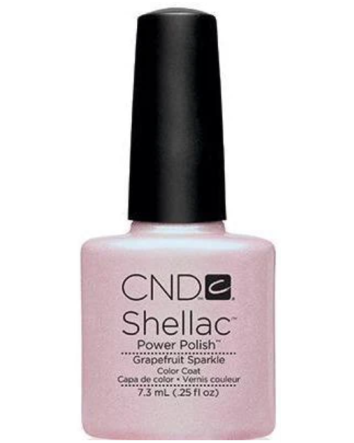CND Shellac Pamplemousse Sparkle