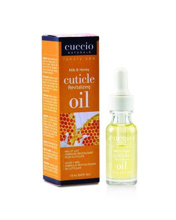 Cuccio Huile pour cuticules et ongles au lait et au miel 1/2 oz.