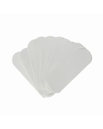 Limes à pédicure Cuccio blanches, lot de 50 recharges, grain 180