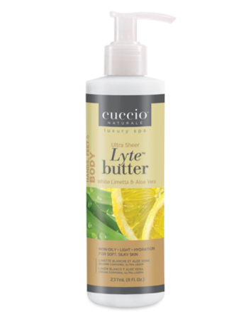 Beurre corporel ultra-transparent Lytes Limetta blanche et Aloe Vera