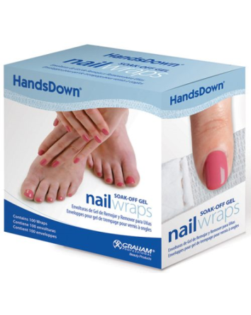 Hands Down Sac de 100 enveloppes pour ongles