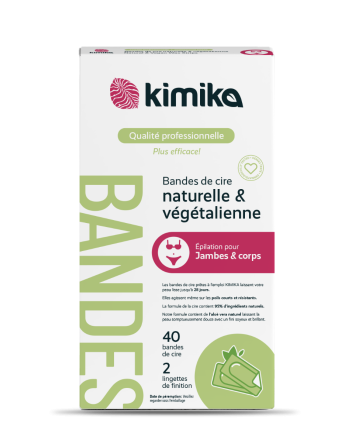 Bandes de cire pour les jambes et le corps