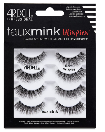Faux cils en vison demi-effilés