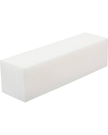 Bloc de Finition BLANC « SNOWFLAKE », paquet de 10