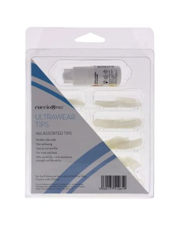 Embouts Cuccio Ultra Wear assortis, paquet de 100