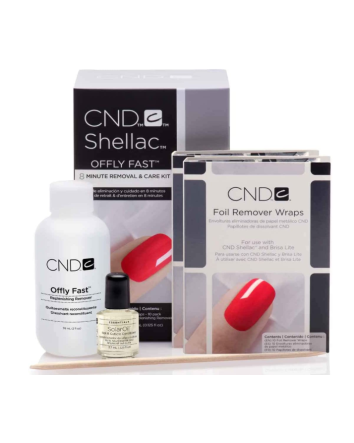 Dissolvant rapide et trousse de soins OFFLY