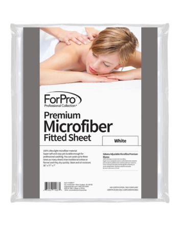 Drap contour en flanelle blanc