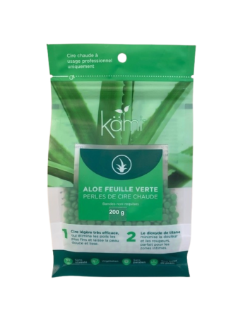 Perles de cire d'aloès au thé vert 