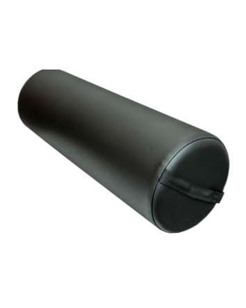 Traversin rond 6" x 24" noir