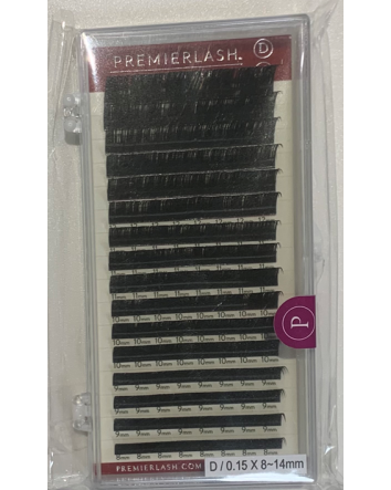 Curl Silk Plateau de longueurs mixtes « D » .15 Curl