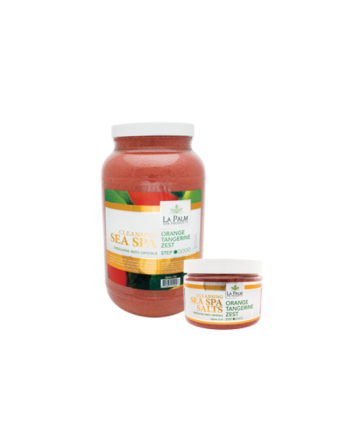 Pédicure au sel de spa, bain d'orange et zeste de mandarine