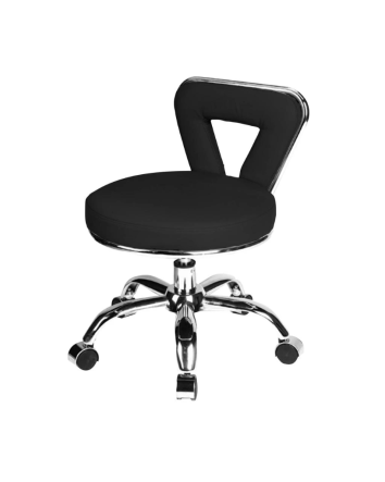 Tabouret de pédicure de type araignée (10-14po) NOIR