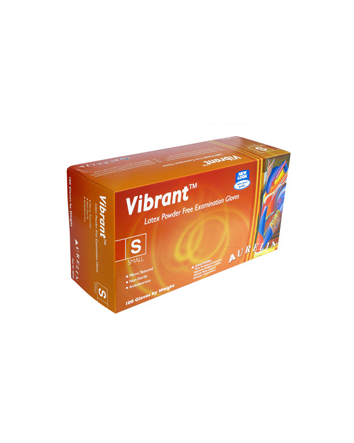 Gants blancs Vibrant en latex sans poudre – 98228 – Micro Texturés – Grands