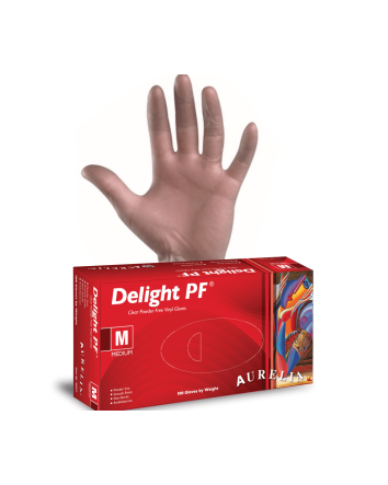 Gants transparents Vinyl Delight Pf Smooth 38226 S/P