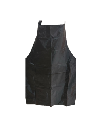 Tablier imperméable noir avec poche à l’avant