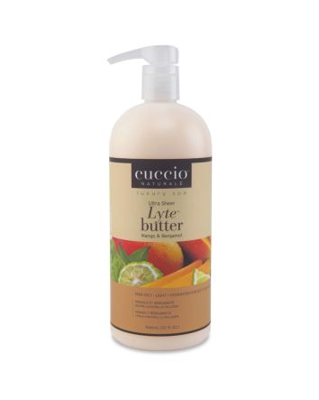 Beurre corporel ultra-transparent Cuccio Lytes Mangue et bergamote