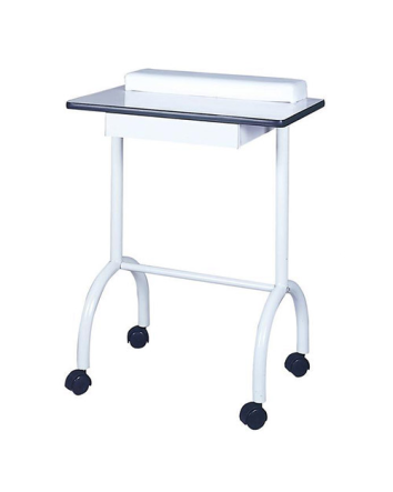 Table de manucure avec tiroir pliable BLANC