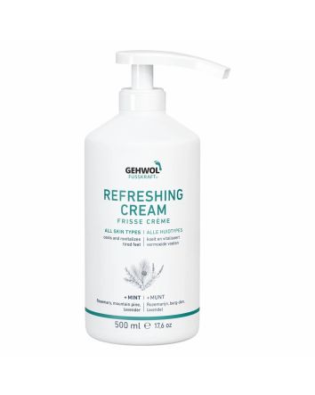 Crème revitalisante pour les pieds à la menthe